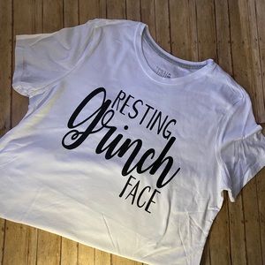 Resting grinch face size xl shirt